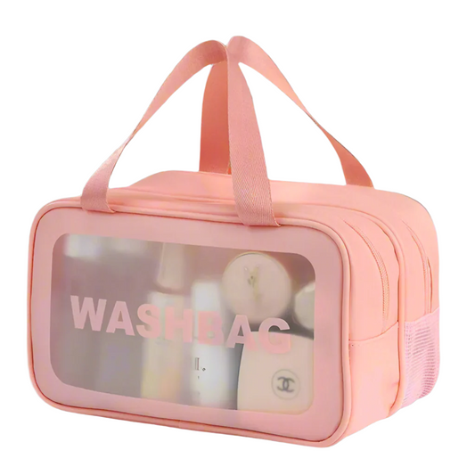 The Meadow Mist Wet-Dry Toiletry Bag Medium Pink