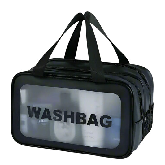 The Meadow Mist Wet-Dry Toiletry Bag Medium Black