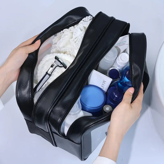 The Meadow Mist Wet-Dry Toiletry Bag Large Pink