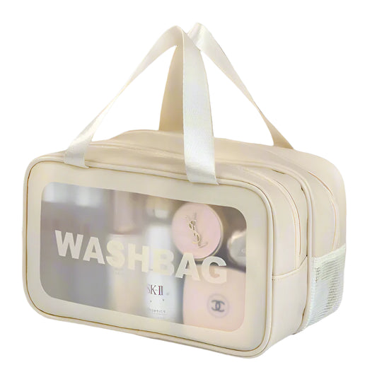 The Meadow Mist Wet-Dry Toiletry Bag Medium Beige